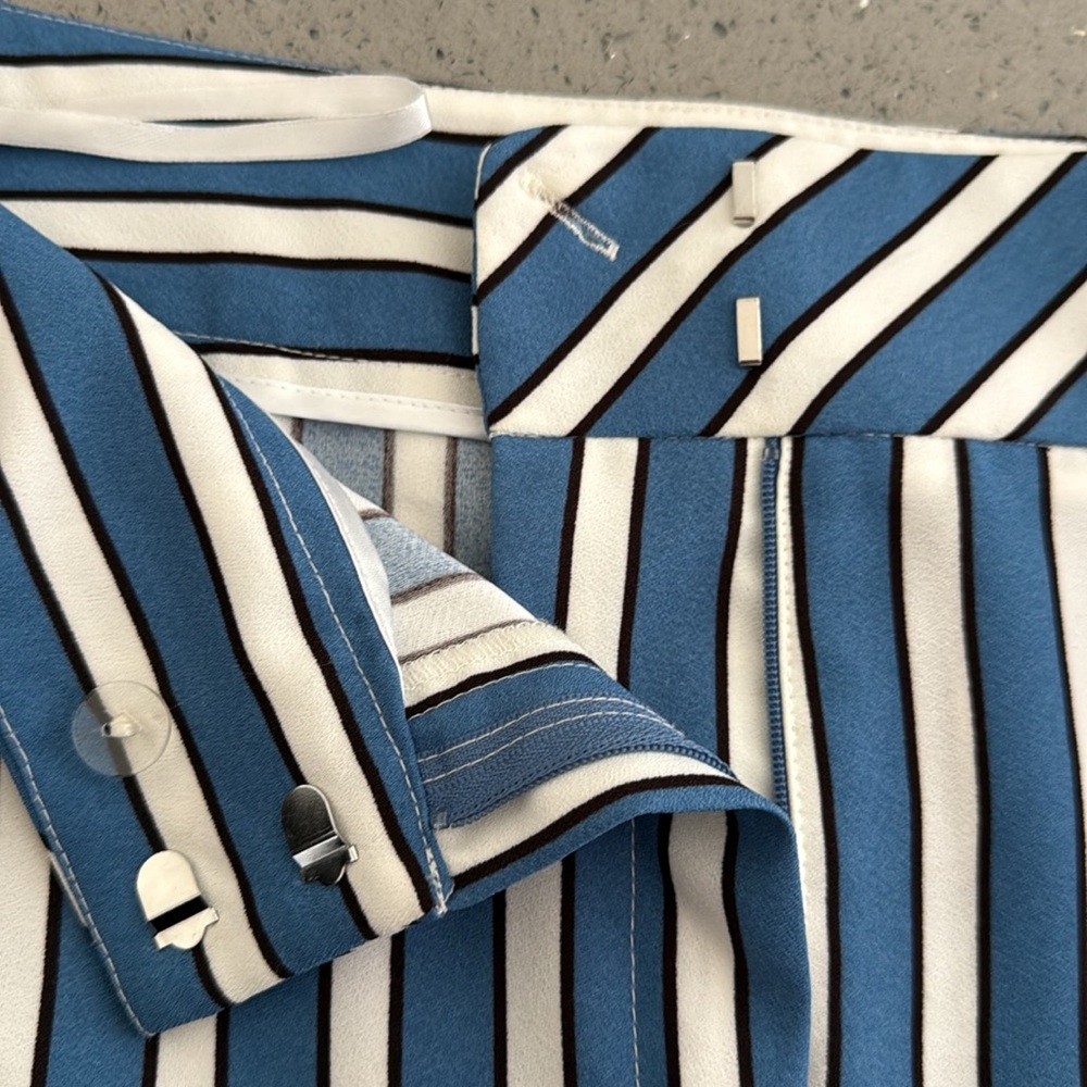 TopShop striped palazzo pants NWOT - Picture 3 of 7